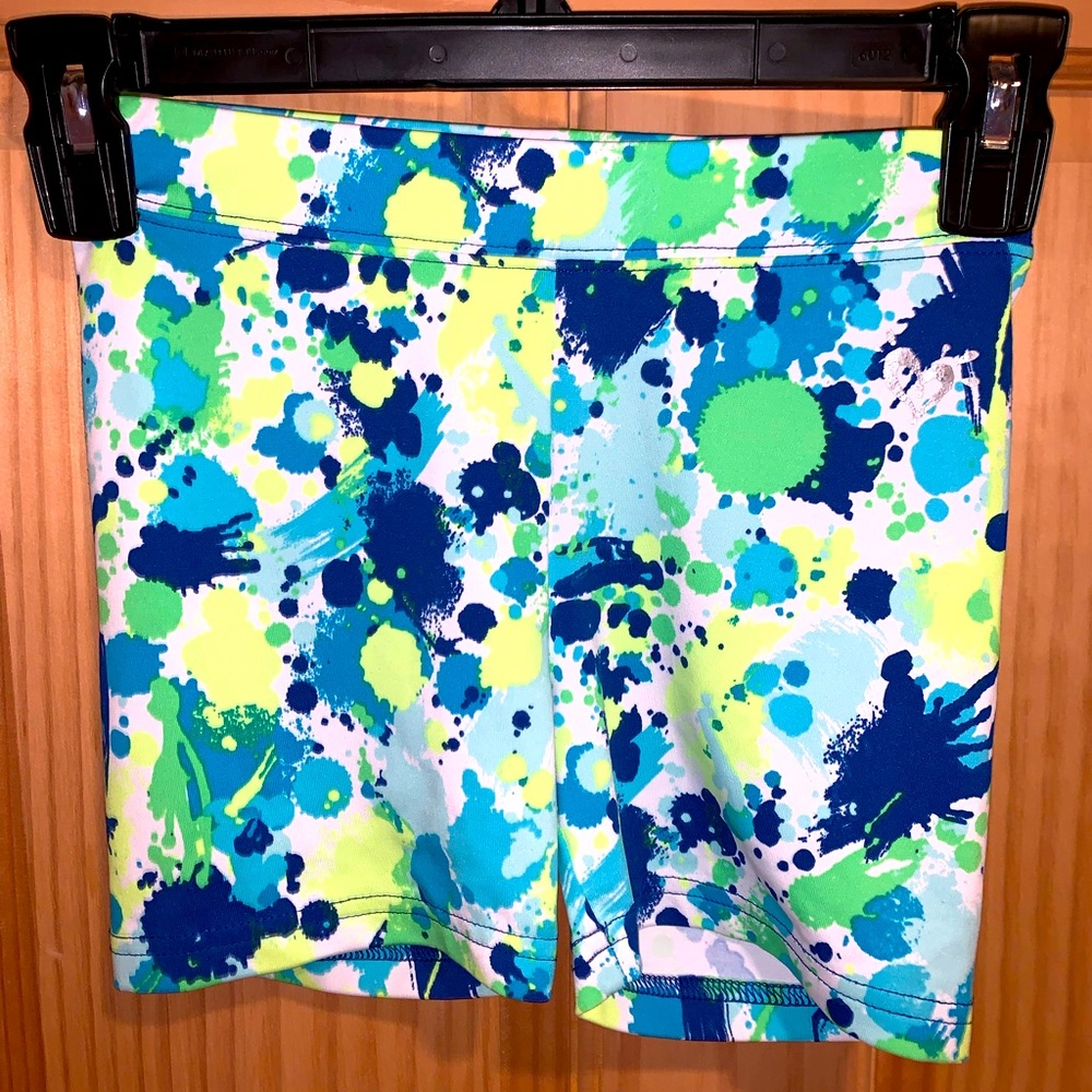 Girls Justice spandex shorts size 8.